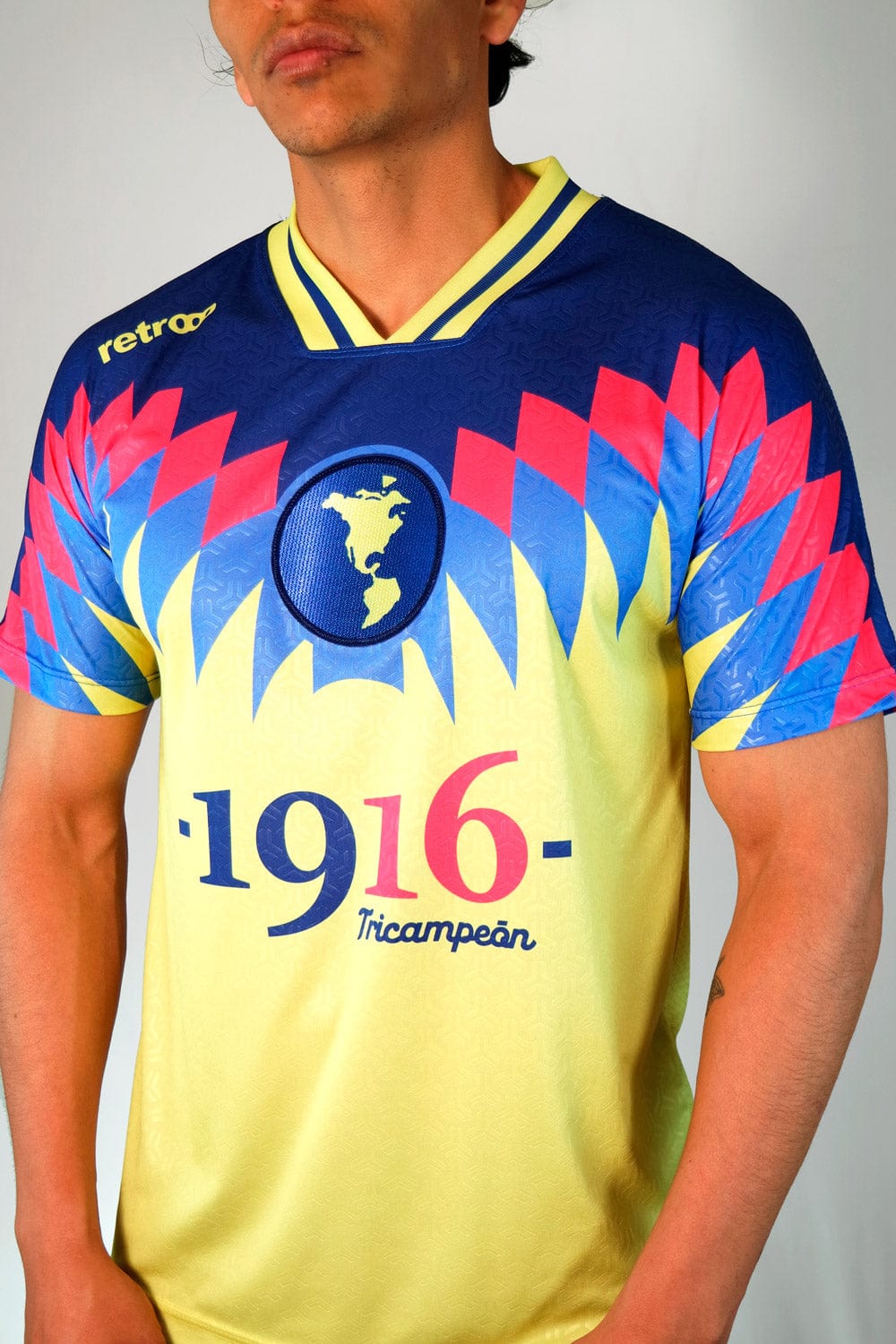 Retroooclothes Jersey Jersey Azulcrema Tricampeón - Edición El Más Grande | Gloria Inmortal