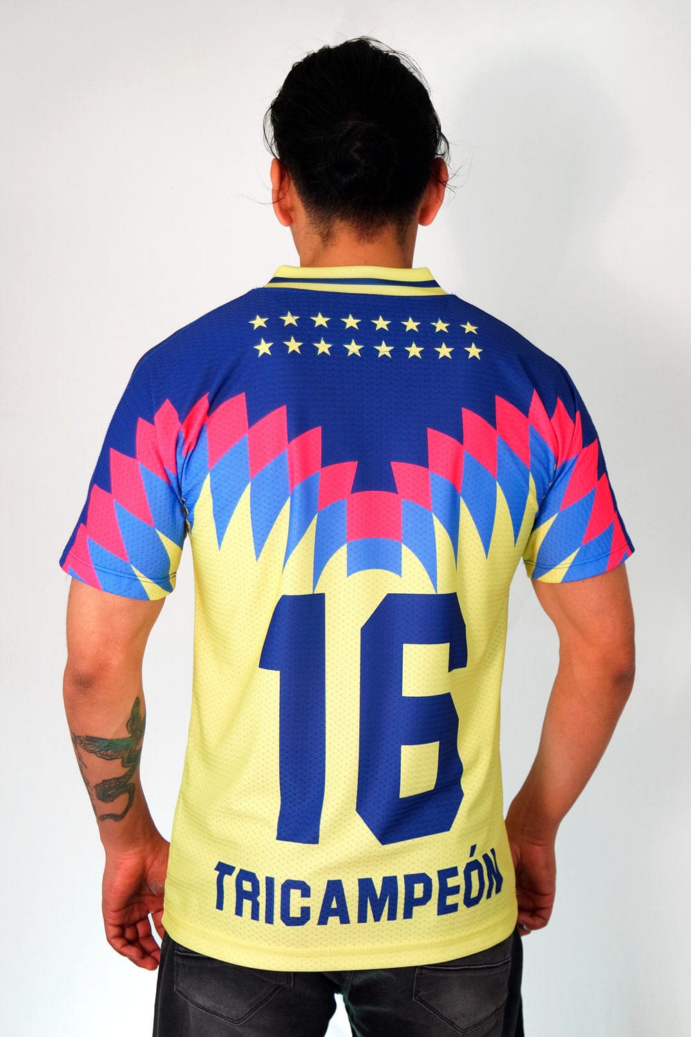 Retroooclothes Jersey Jersey Azulcrema Tricampeón - Edición El Más Grande | Gloria Inmortal