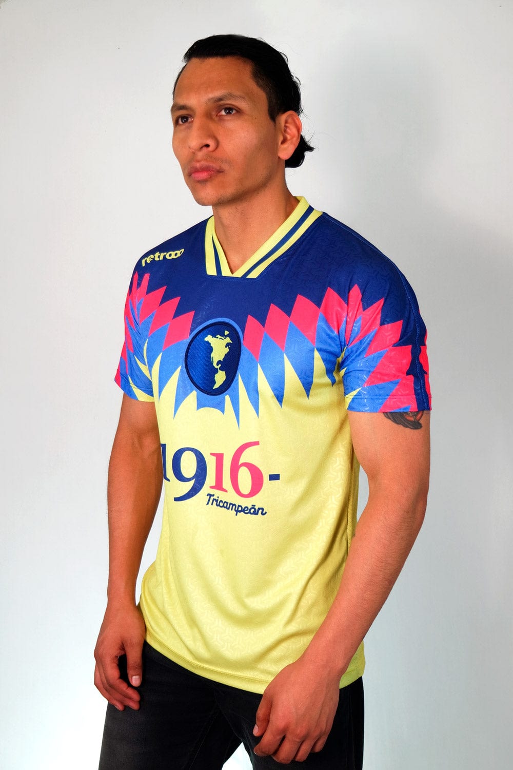 Retroooclothes Jersey Jersey Azulcrema Tricampeón - Edición El Más Grande | Gloria Inmortal