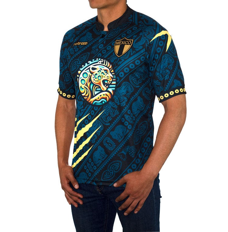 Retroooclothes Jersey Jersey Balam Calakmul Retrooo México | Fuerza Jaguar y Legado Maya