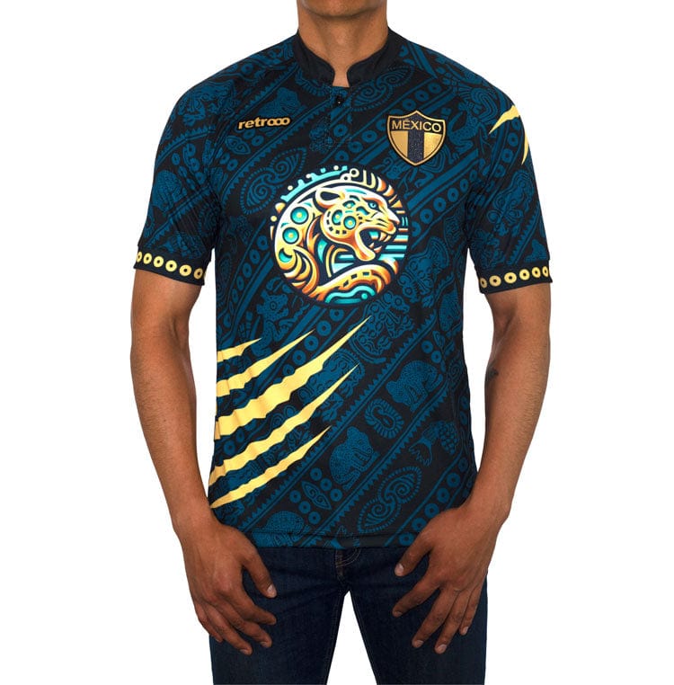 Retroooclothes Jersey Jersey Balam Calakmul Retrooo México | Fuerza Jaguar y Legado Maya