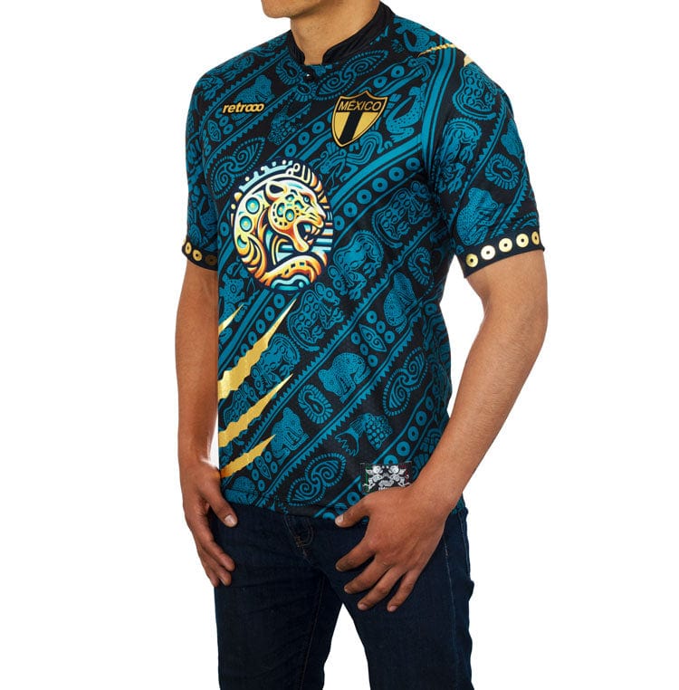 Retroooclothes Jersey Jersey Balam Calakmul Retrooo México | Fuerza Jaguar y Legado Maya