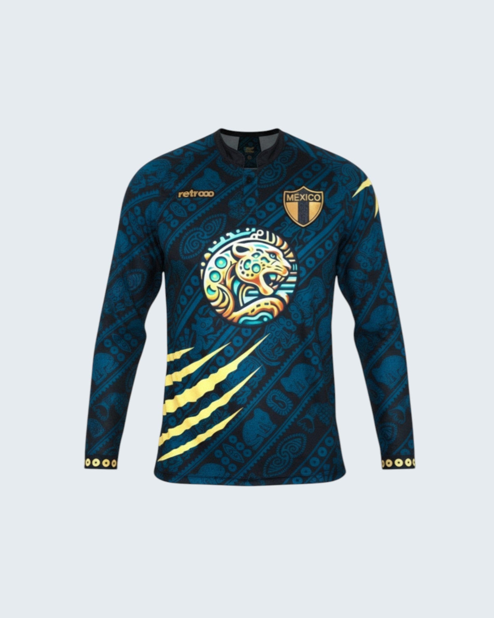 Retroooclothes Jersey Jersey Balam Calakmul Retrooo México | Fuerza Jaguar y Legado Maya