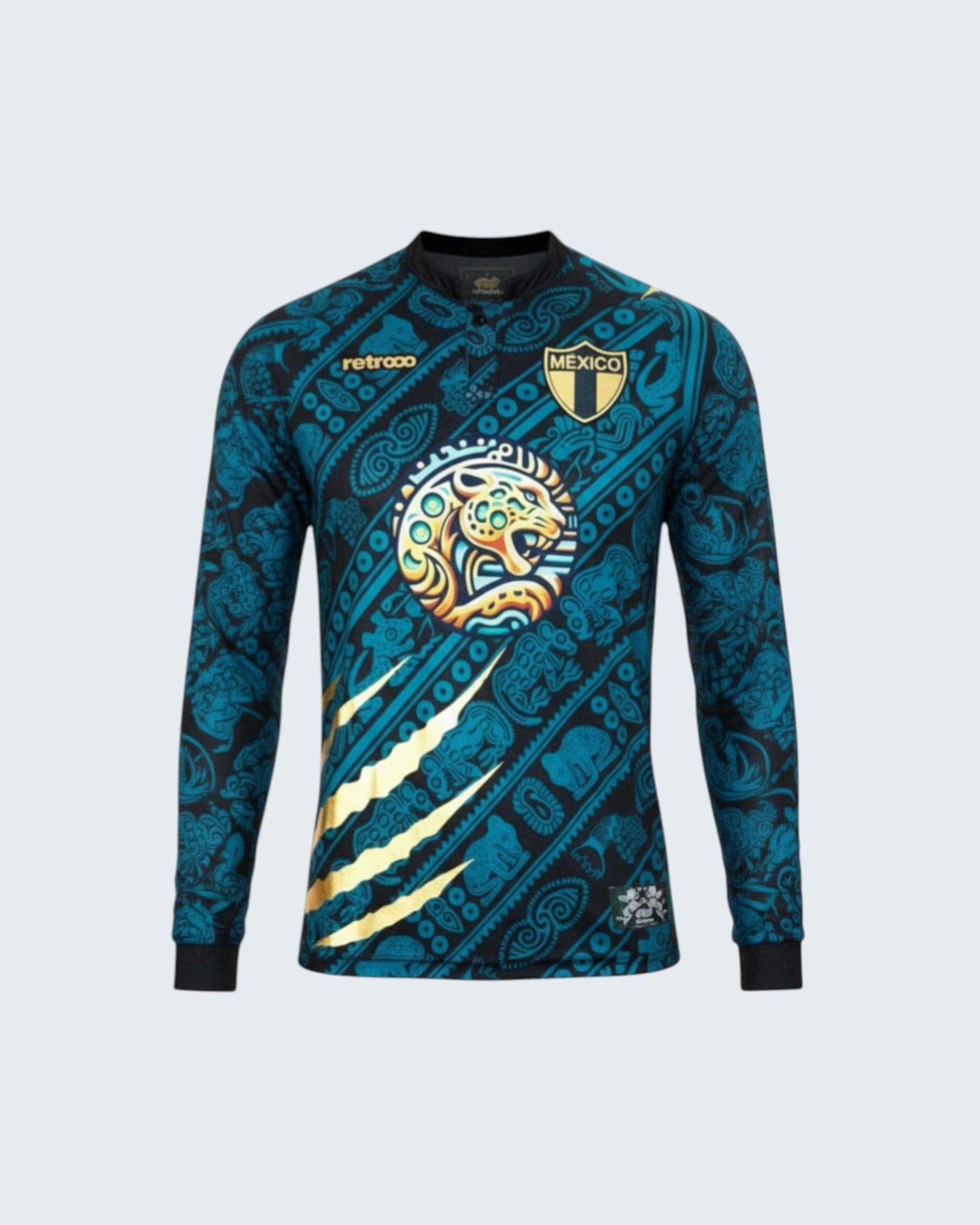 Retroooclothes Jersey Jersey Balam Calakmul Retrooo México | Fuerza Jaguar y Legado Maya