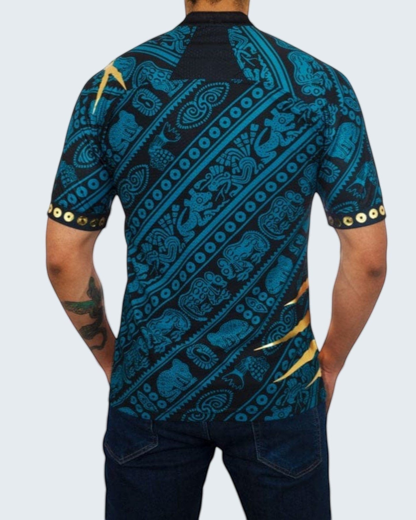 Retroooclothes Jersey Jersey Balam Calakmul Retrooo México | Fuerza Jaguar y Legado Maya