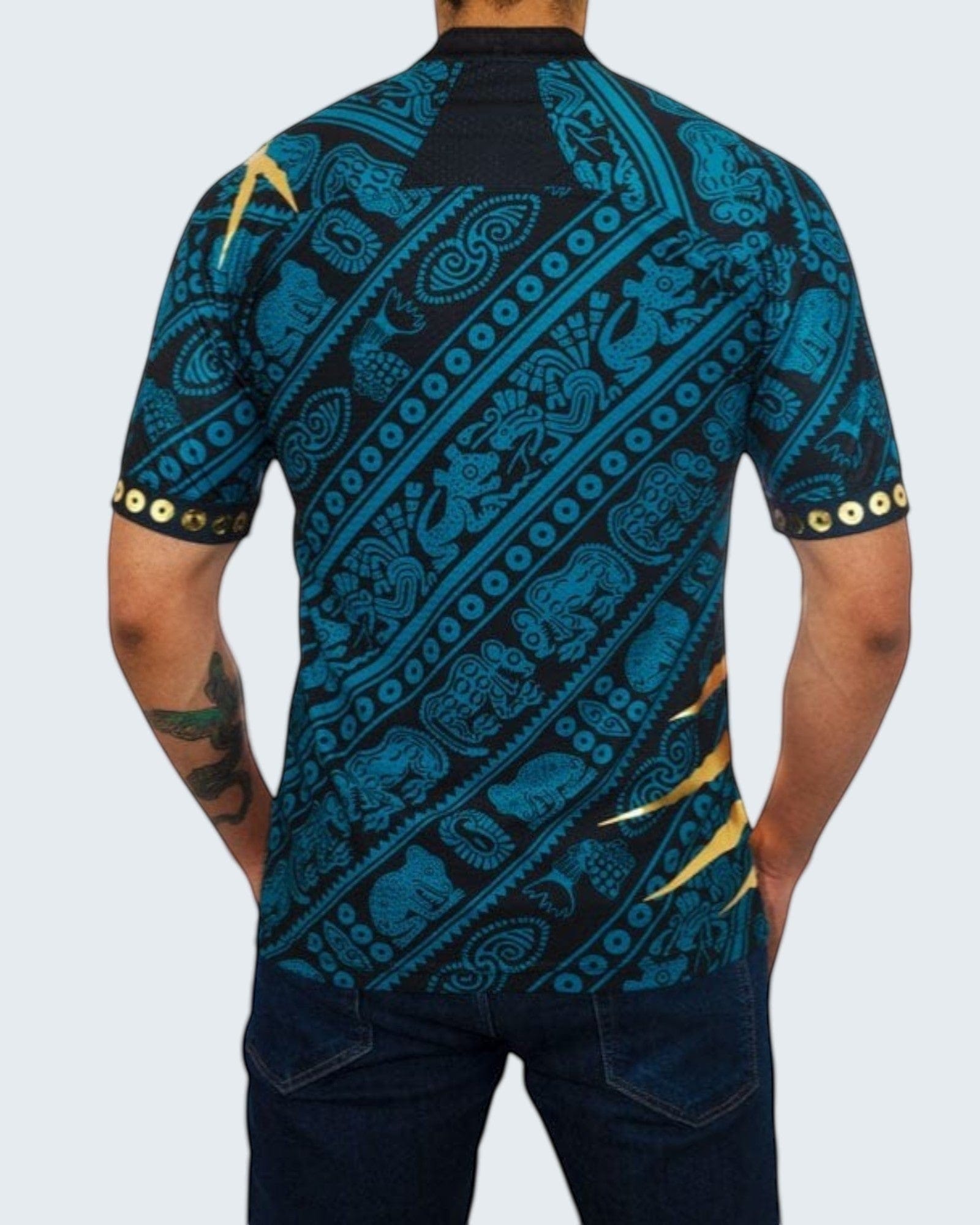 Retroooclothes Jersey Jersey Balam Calakmul Retrooo México | Fuerza Jaguar y Legado Maya