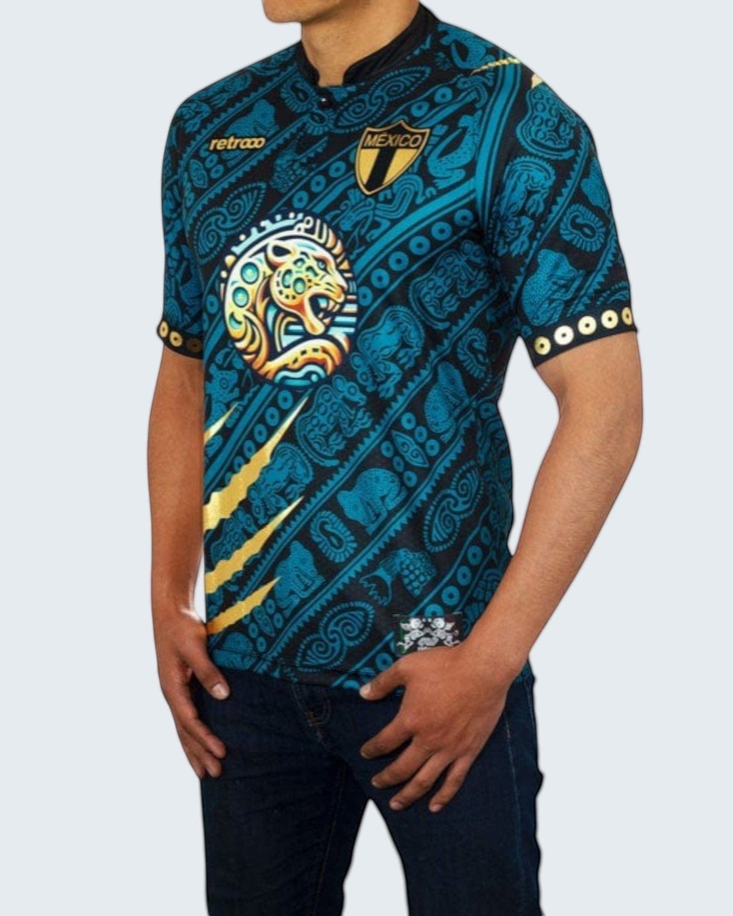 Retroooclothes Jersey Jersey Balam Calakmul Retrooo México | Fuerza Jaguar y Legado Maya