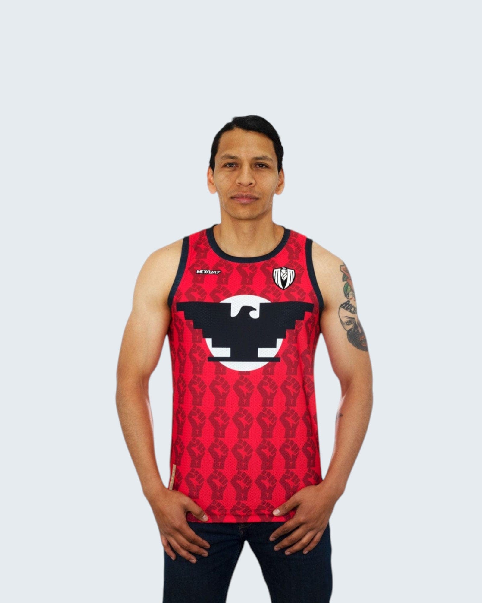 Retroooclothes Jersey Jersey Basketball César Chávez - Edición Dualidad Cultural | Abrazo Entre el Águila y las Estrellas