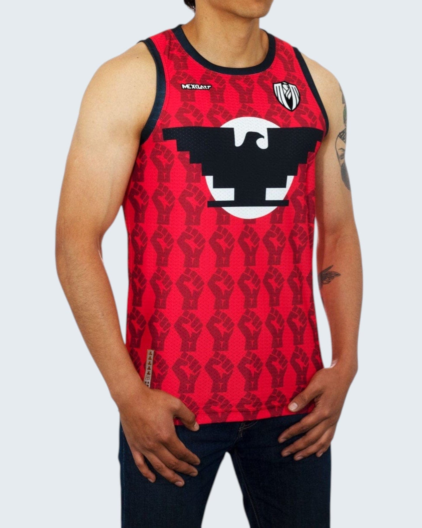 Retroooclothes Jersey Jersey Basketball César Chávez - Edición Dualidad Cultural | Abrazo Entre el Águila y las Estrellas