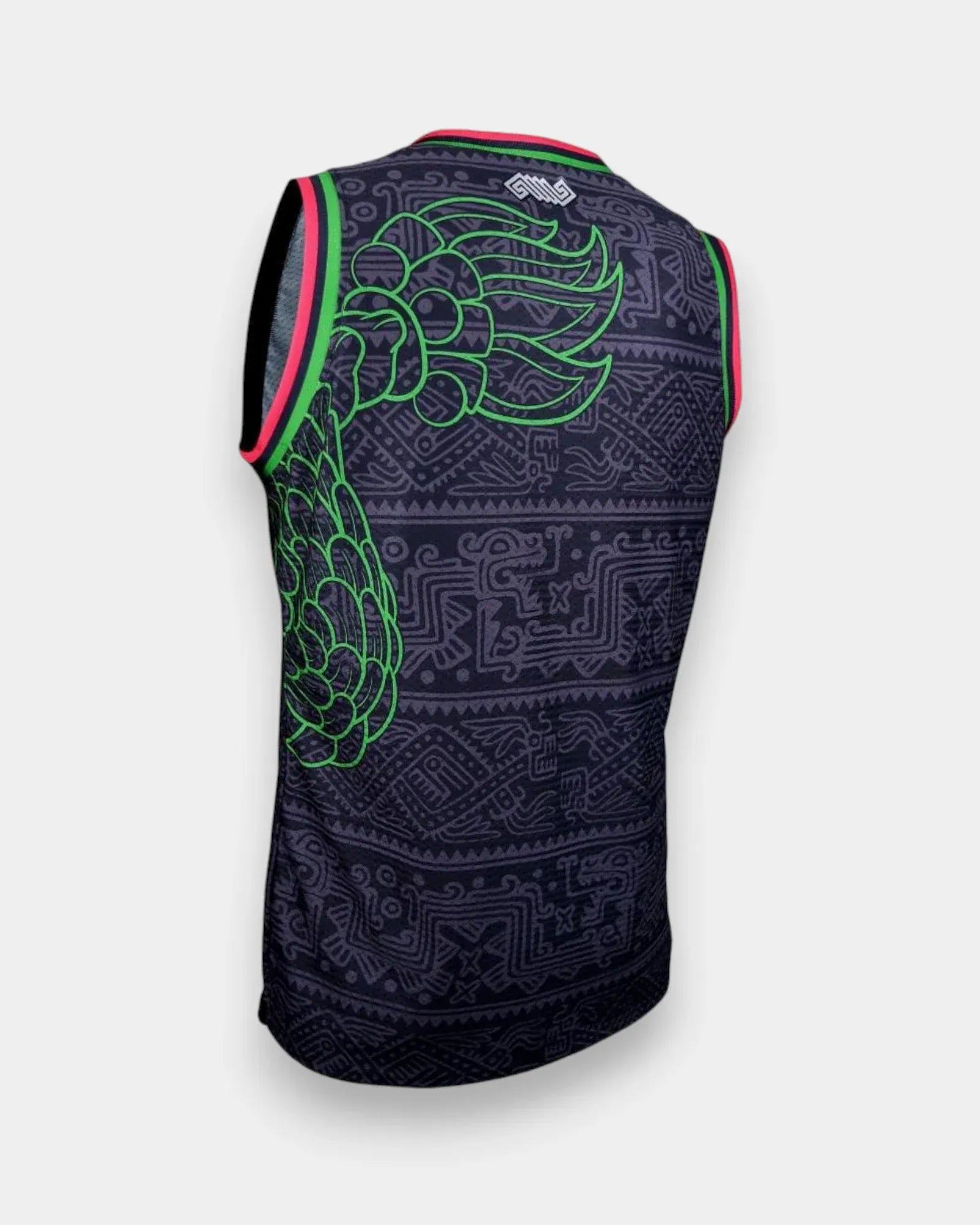 Retroooclothes Jersey Jersey Basketball Quetzalcóatl Nacional - Edición Fusión Prehispánica | Identidad Nacional Completa