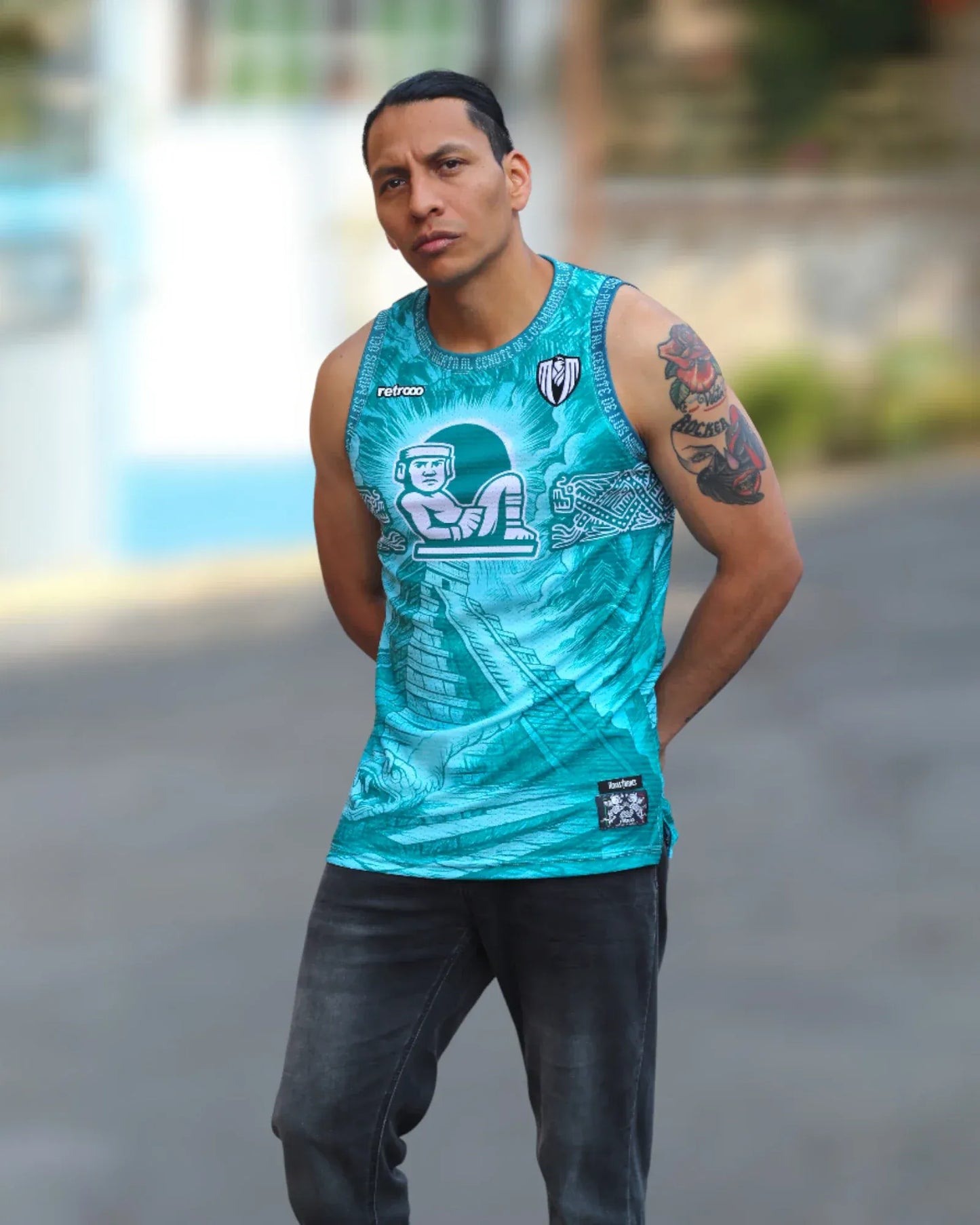 Retroooclothes Jersey Jersey Chichen Itza Ciudad Maya - Kukulkan | Equinoccio