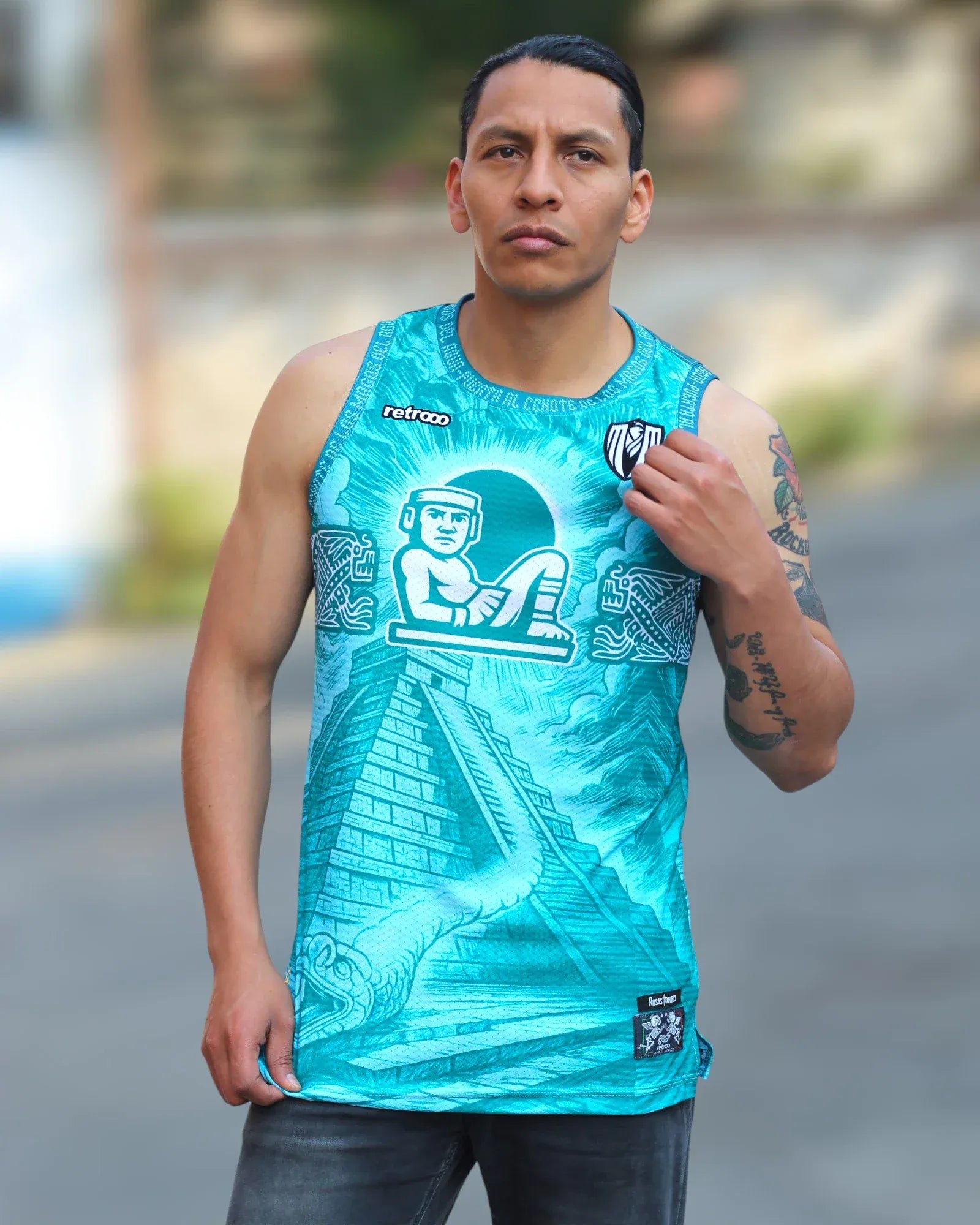 Retroooclothes Jersey Jersey Chichen Itza Ciudad Maya - Kukulkan | Equinoccio