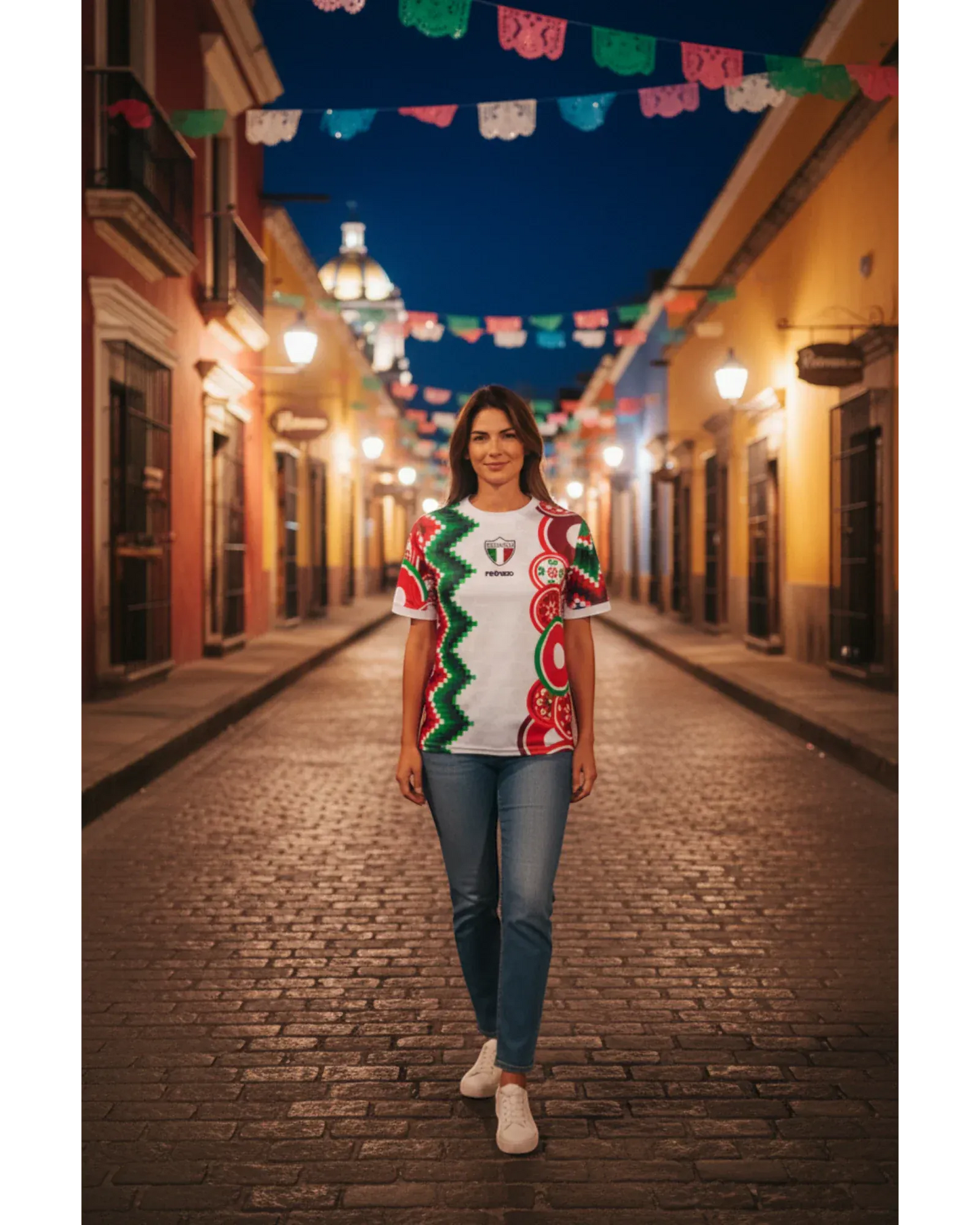 Retroooclothes Jersey Jersey Chignahuapan Pueblos Mágicos - Edición Esferas Navideñas | Abrazo Cálido de México