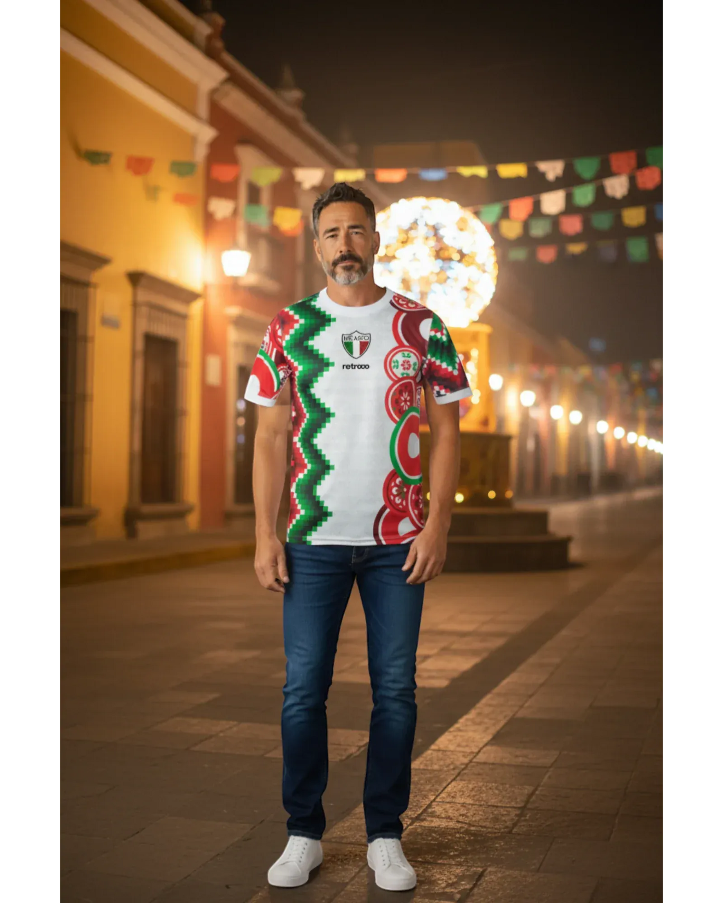 Retroooclothes Jersey Jersey Chignahuapan Pueblos Mágicos - Edición Esferas Navideñas | Abrazo Cálido de México