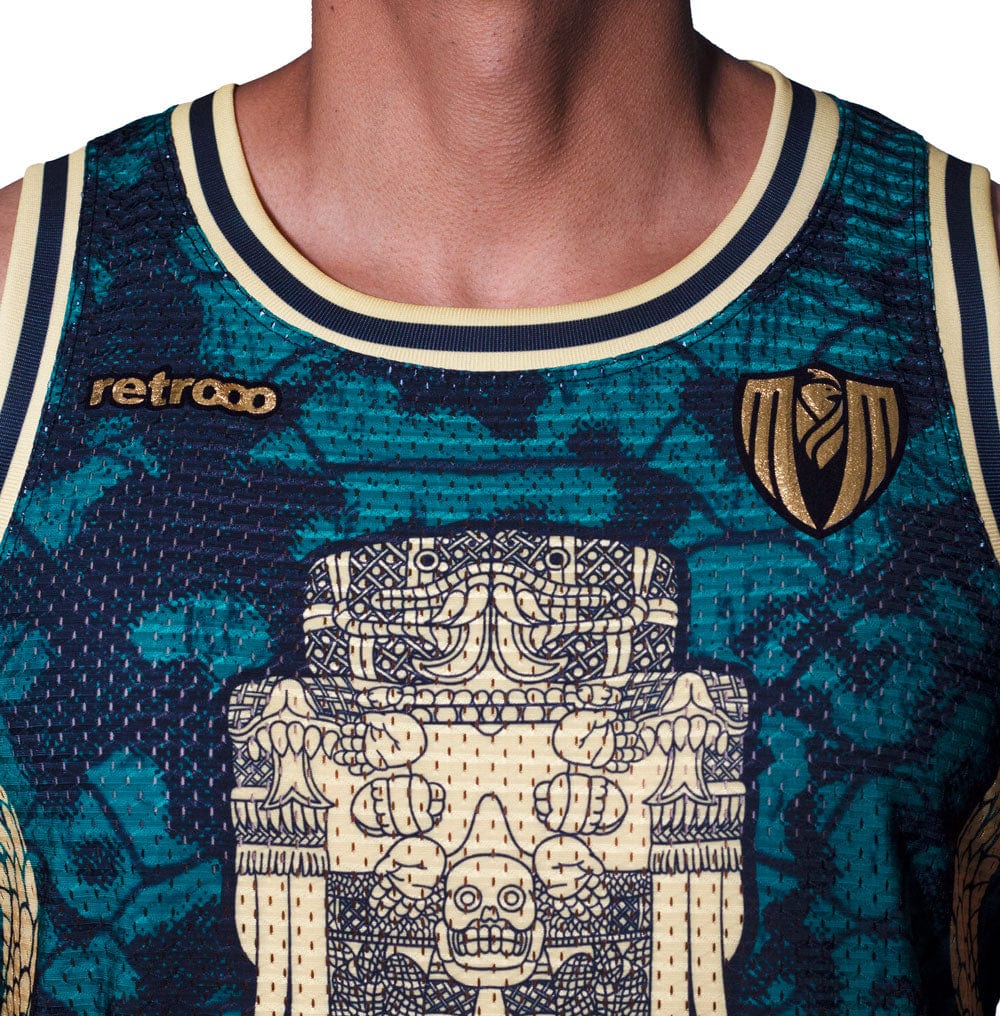 Retroooclothes Jersey Jersey Coatlicue Sin Mangas - Edición Diosa Madre Basketball | Conexión Maternal Ancestral
