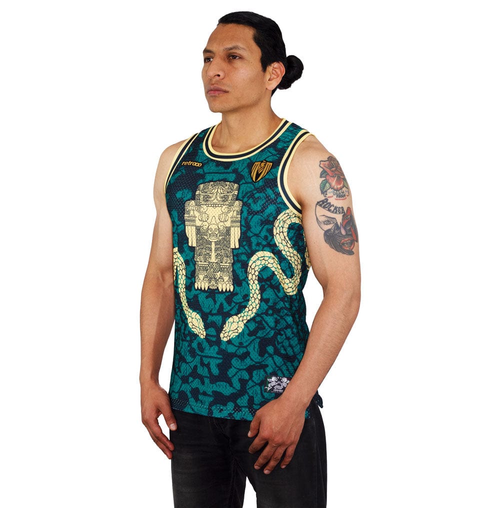 Retroooclothes Jersey Jersey Coatlicue Sin Mangas - Edición Diosa Madre Basketball | Conexión Maternal Ancestral