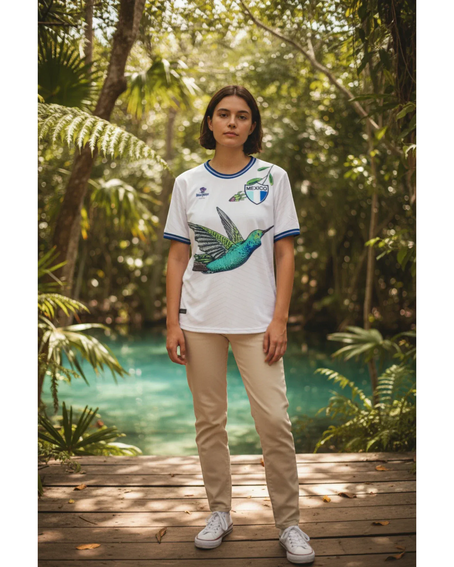 Retroooclothes Jersey Jersey Colibrí Huitzilopochtli - Edición Guerrero Solar | Mitología Deportiva