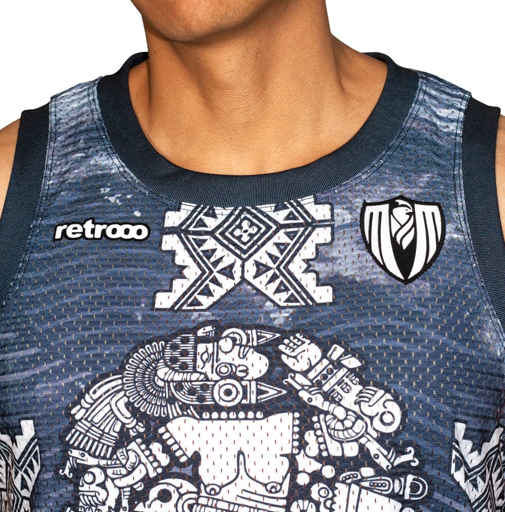 Retroooclothes Jersey Jersey Coyolxauhqui - Edición Diosa Lunar | Basketball Celestial