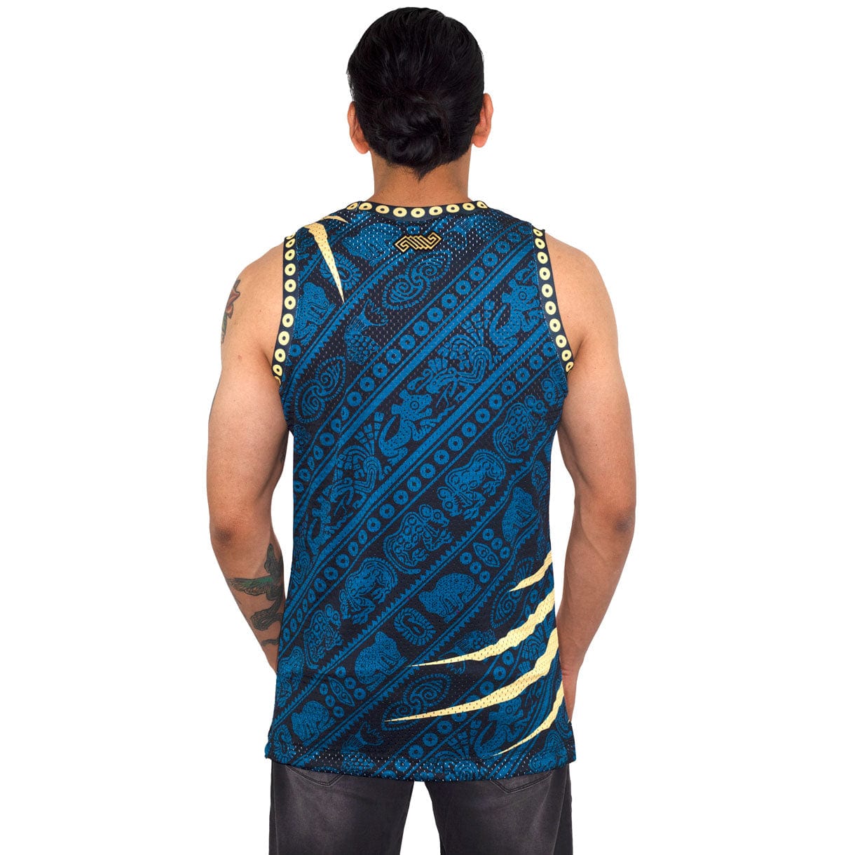 Retroooclothes Jersey Jersey Guerrero Jaguar - Edición Orden Élite | Basketball Prehispánico