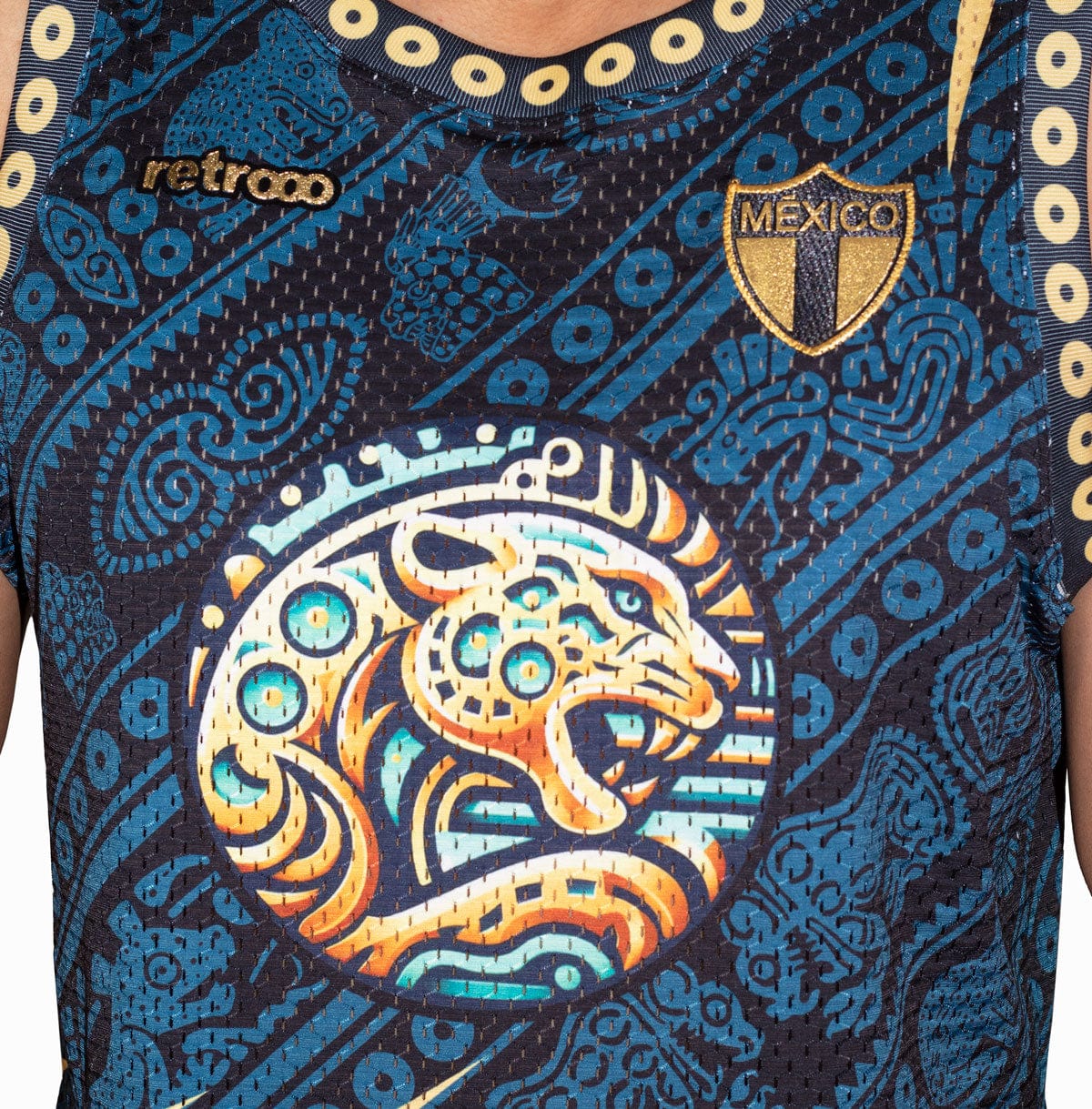 Retroooclothes Jersey Jersey Guerrero Jaguar - Edición Orden Élite | Basketball Prehispánico