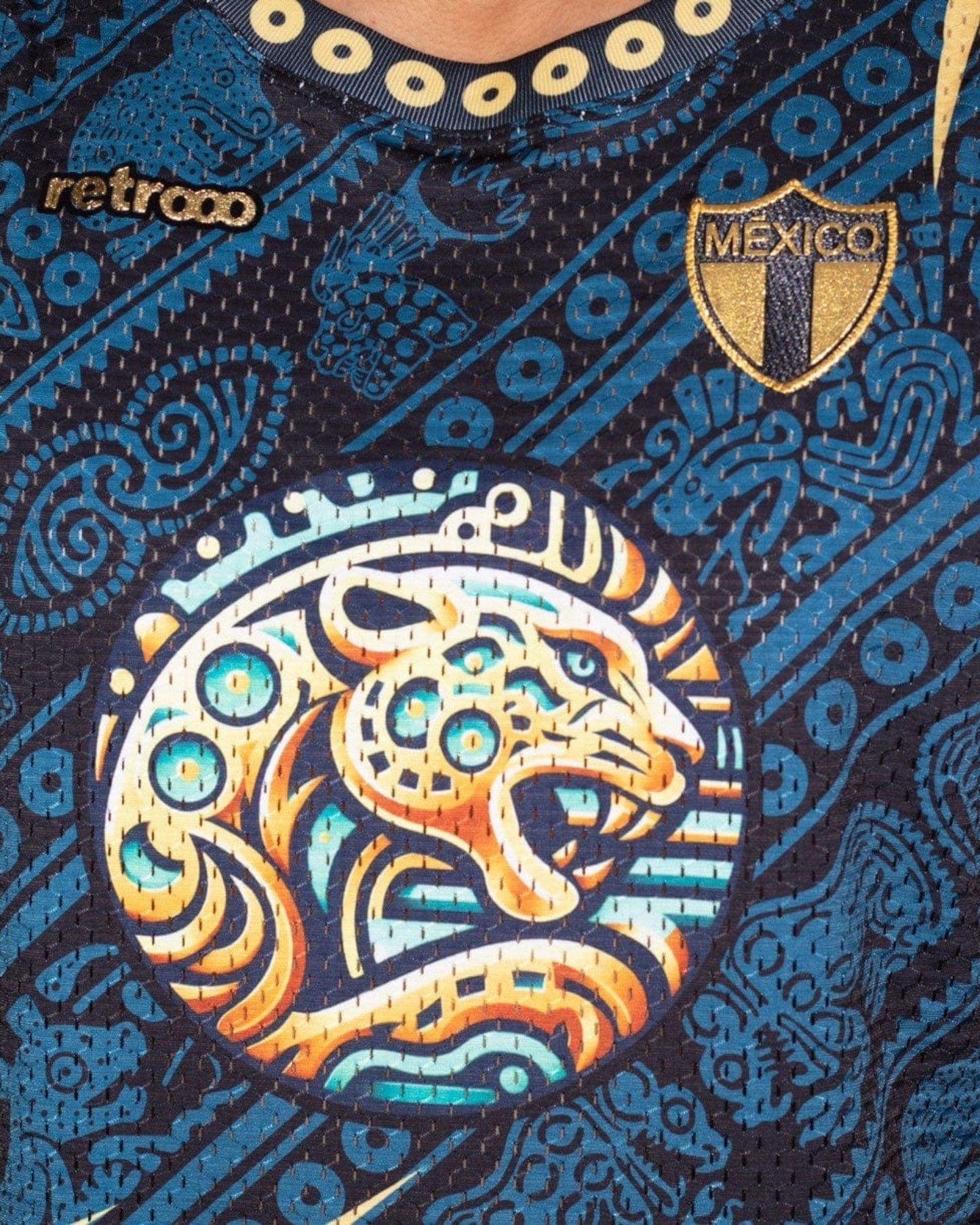 Retroooclothes Jersey Jersey Guerrero Jaguar - Edición Orden Élite | Basketball Prehispánico