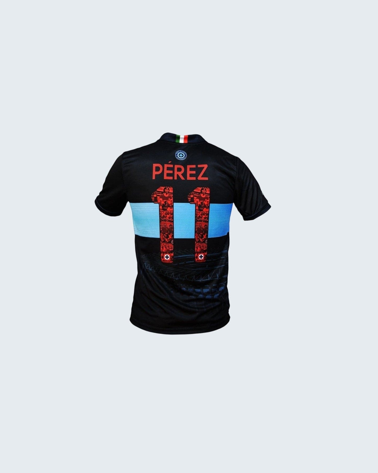 Retroooclothes Jersey Jersey Herencia Celeste - Negro