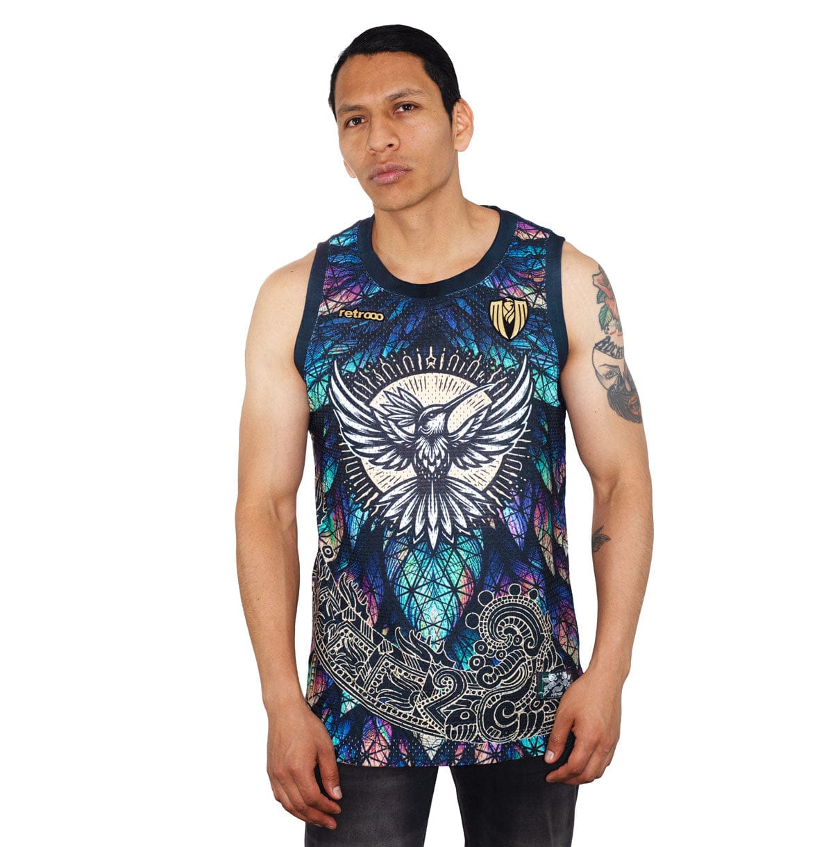 Retroooclothes Jersey Jersey Huitzilopochtli Supremo - Edición Dios de Guerra | Basketball Solar