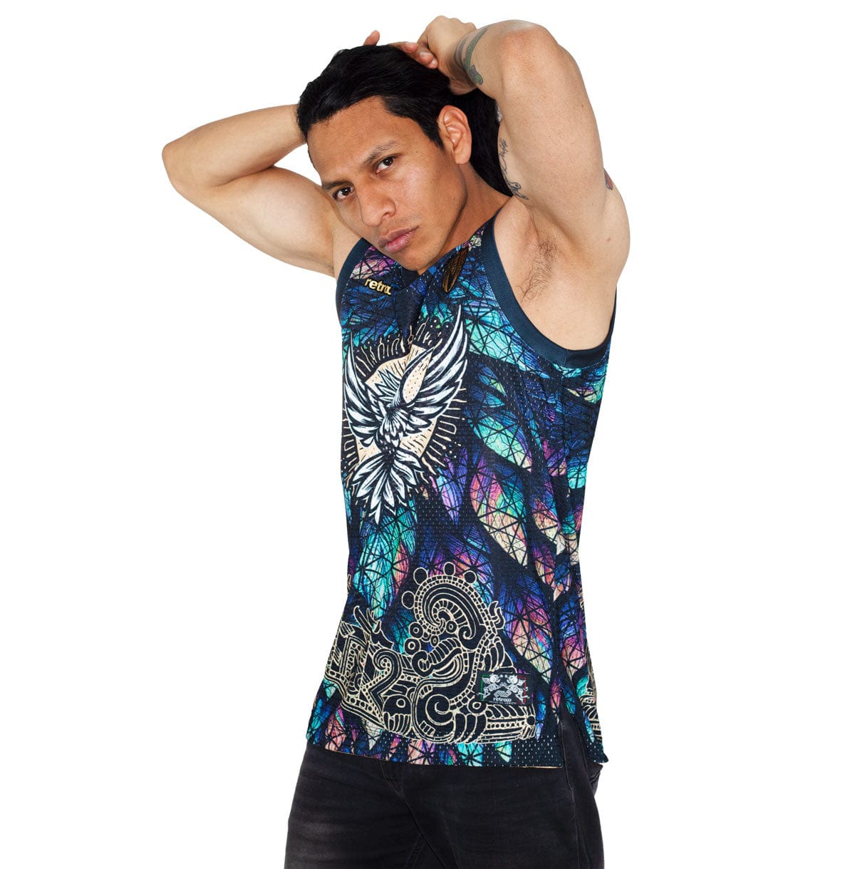 Retroooclothes Jersey Jersey Huitzilopochtli Supremo - Edición Dios de Guerra | Basketball Solar