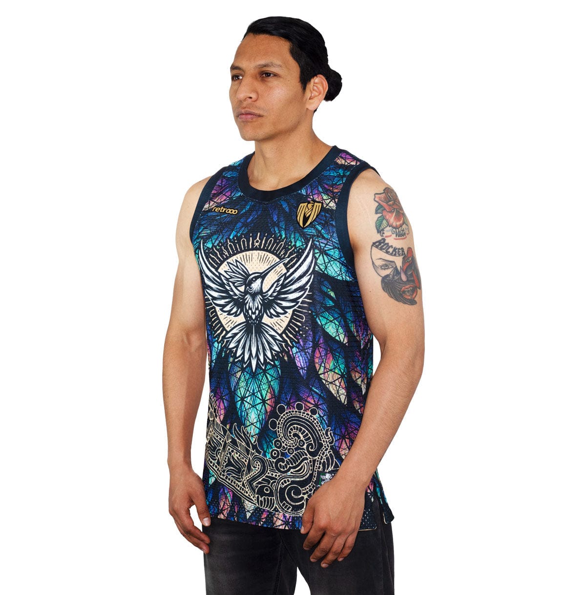 Retroooclothes Jersey Jersey Huitzilopochtli Supremo - Edición Dios de Guerra | Basketball Solar