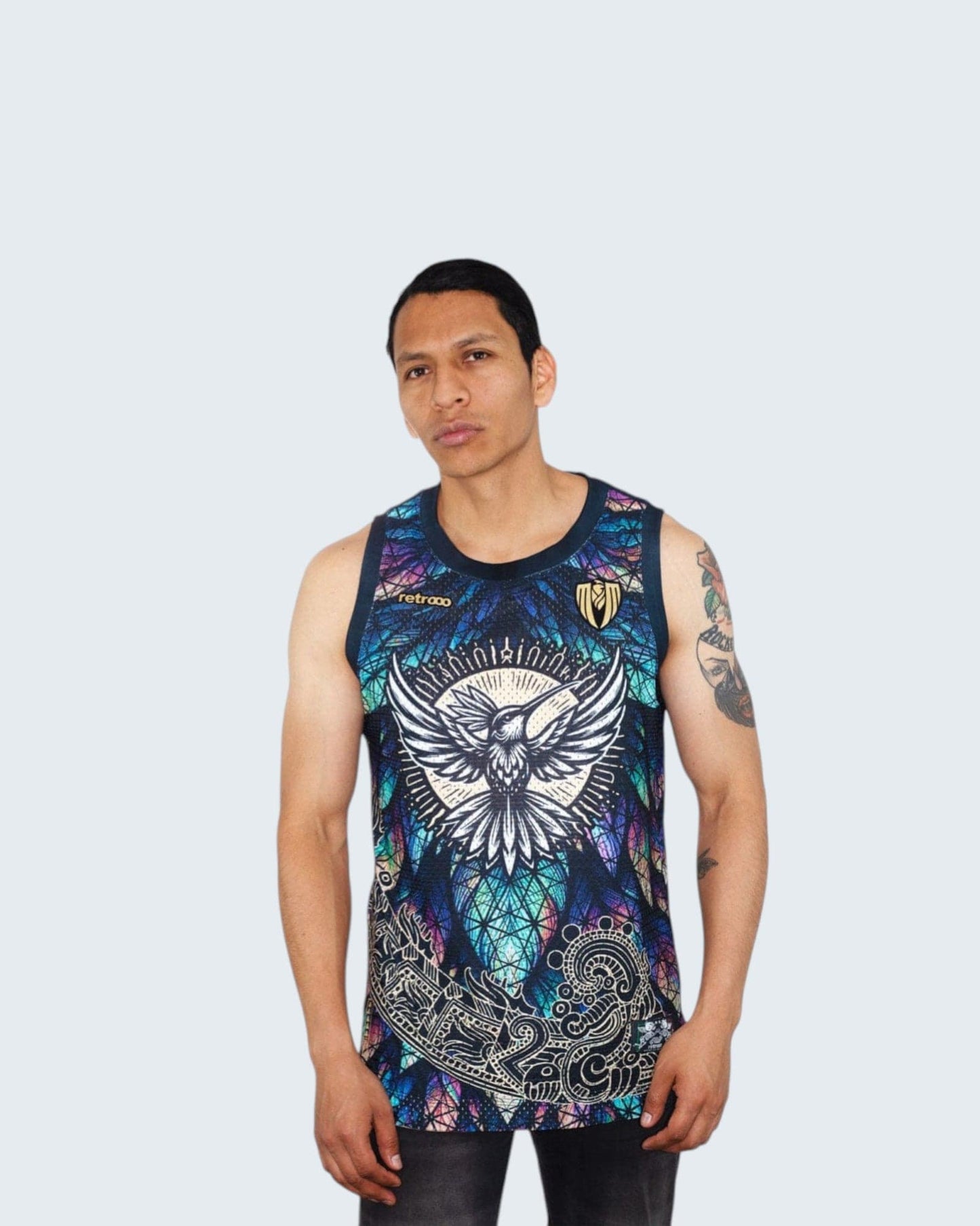 Retroooclothes Jersey Jersey Huitzilopochtli Supremo - Edición Dios de Guerra | Basketball Solar