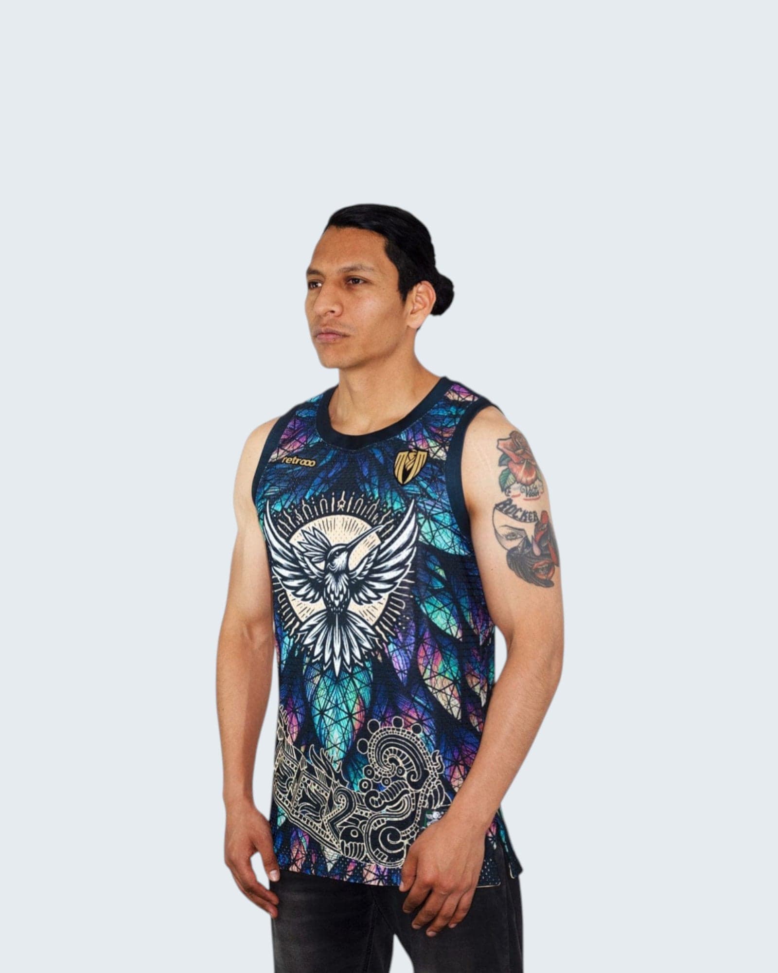 Retroooclothes Jersey Jersey Huitzilopochtli Supremo - Edición Dios de Guerra | Basketball Solar
