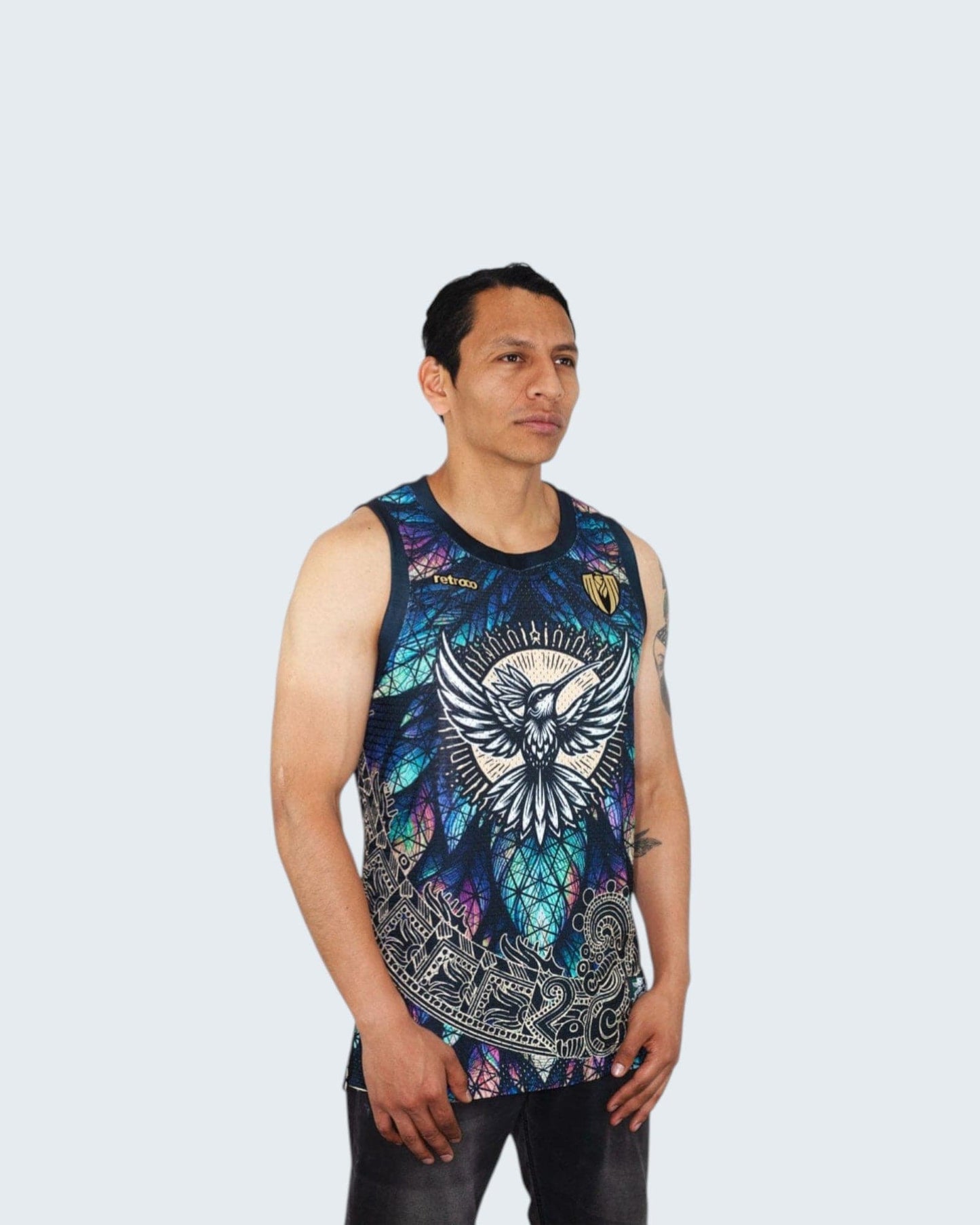 Retroooclothes Jersey Jersey Huitzilopochtli Supremo - Edición Dios de Guerra | Basketball Solar