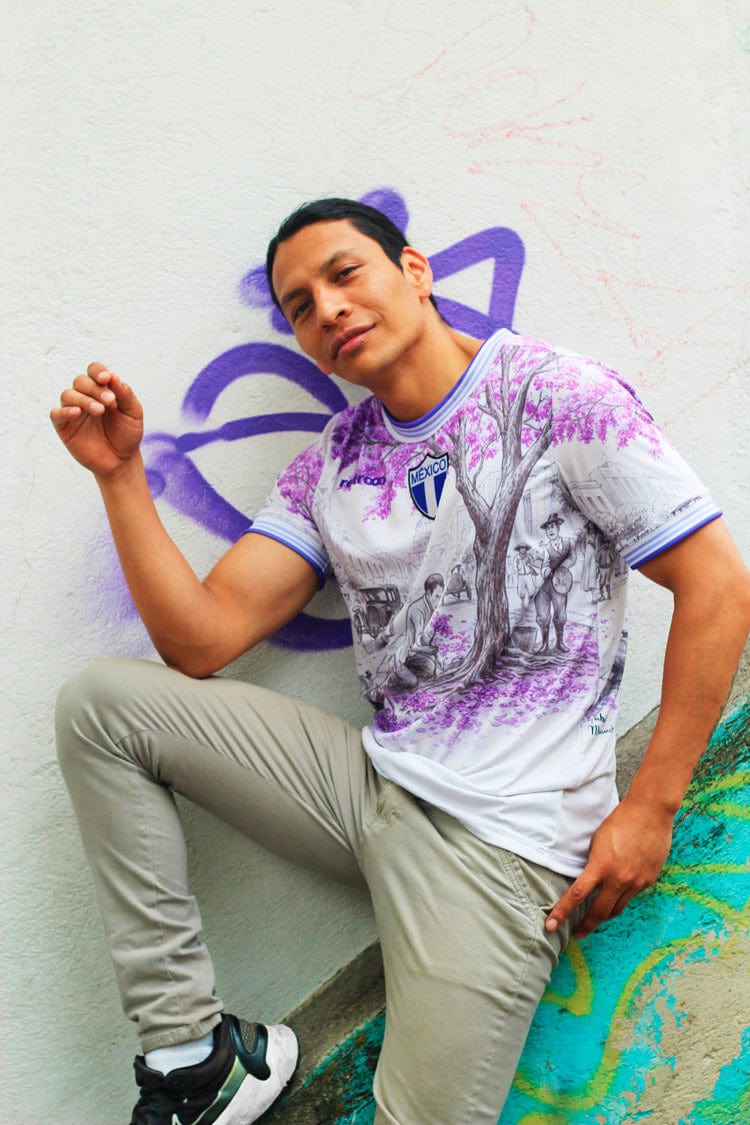 Retroooclothes Jersey Jersey México Jacaranda - Edición Tatsugoro Matsumoto | Historia que Florece