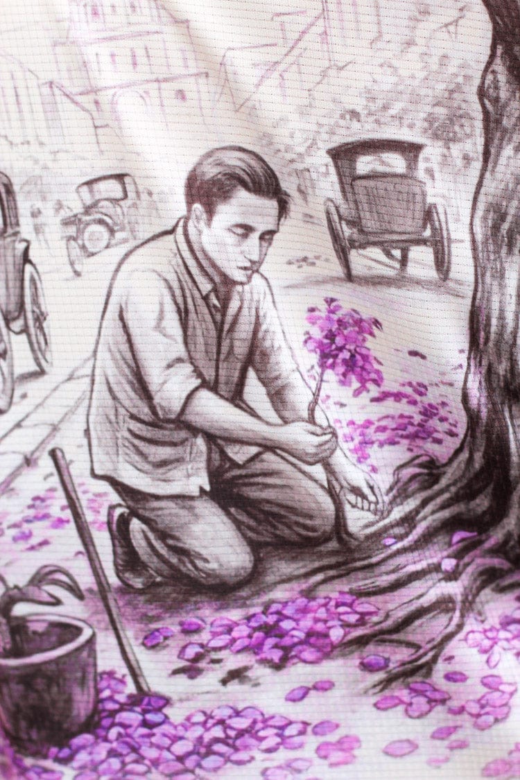 Retroooclothes Jersey Jersey México Jacaranda - Edición Tatsugoro Matsumoto | Historia que Florece