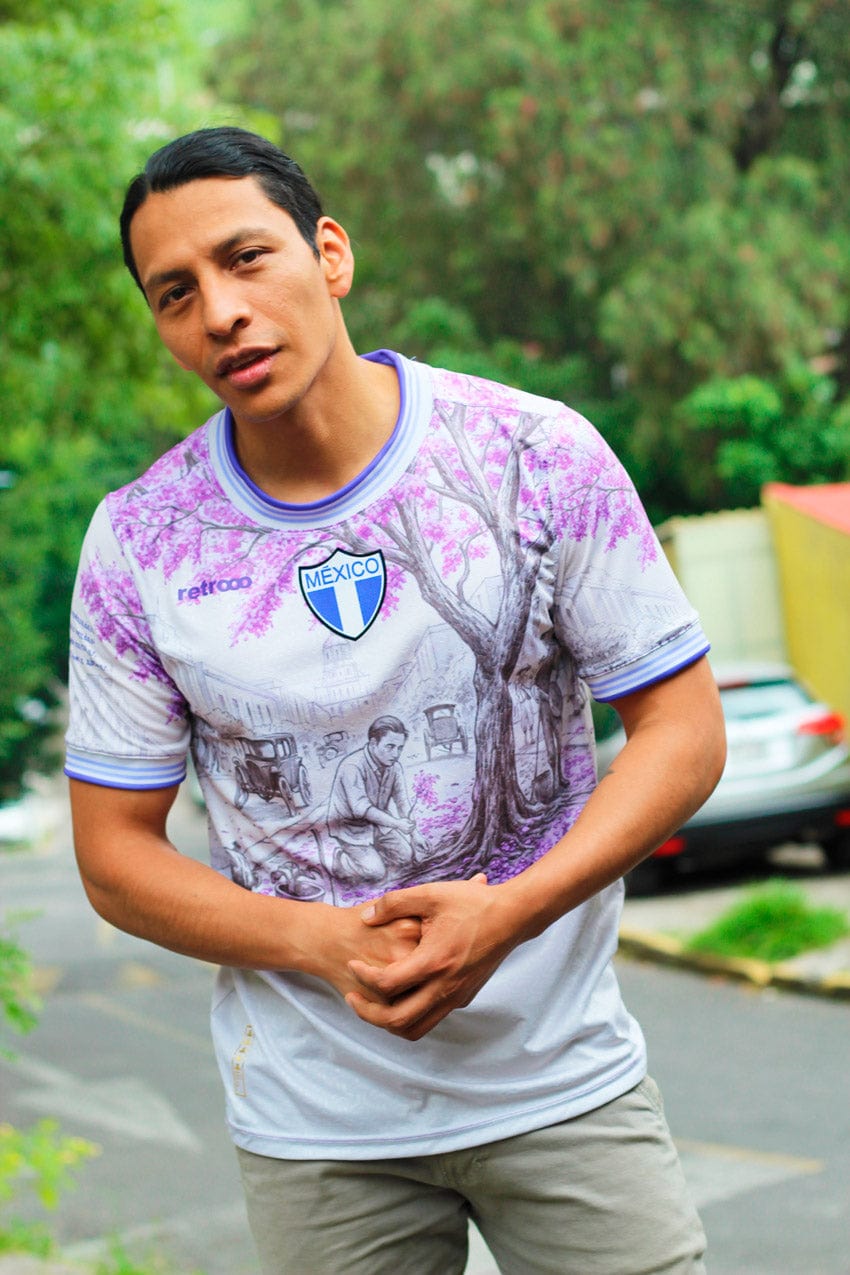 Retroooclothes Jersey Jersey México Jacaranda - Edición Tatsugoro Matsumoto | Historia que Florece