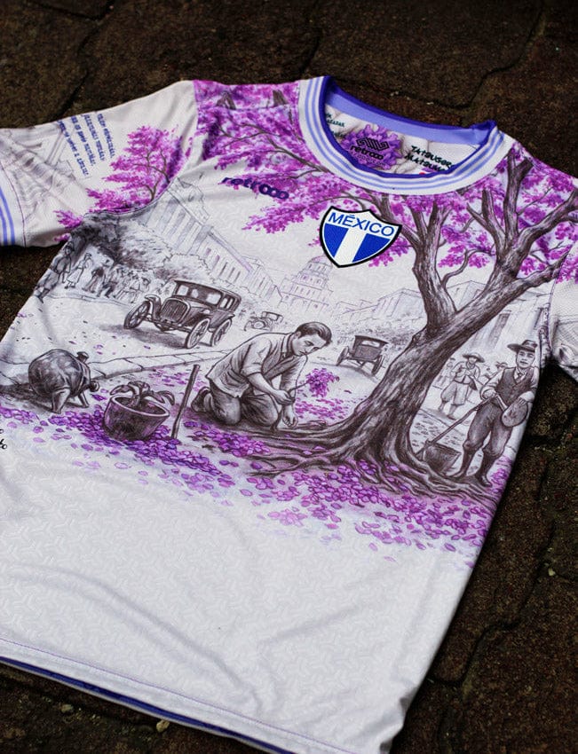Retroooclothes Jersey Jersey México Jacaranda - Edición Tatsugoro Matsumoto | Historia que Florece
