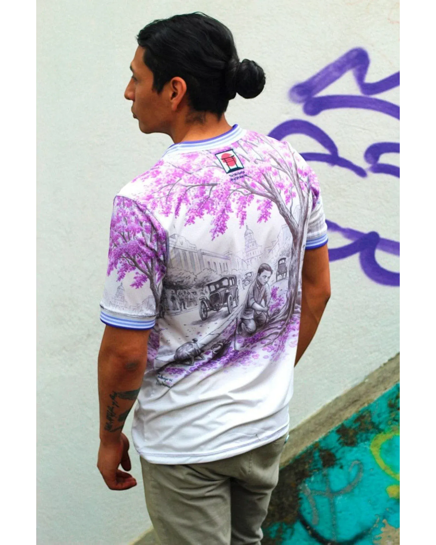 Retroooclothes Jersey Jersey México Jacaranda - Edición Tatsugoro Matsumoto | Historia que Florece