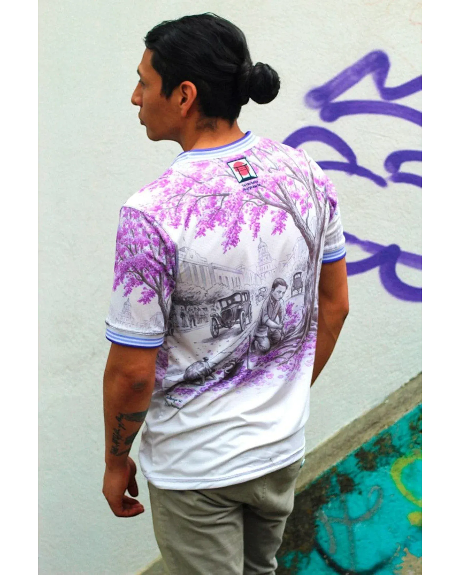 Retroooclothes Jersey Jersey México Jacaranda - Edición Tatsugoro Matsumoto | Historia que Florece