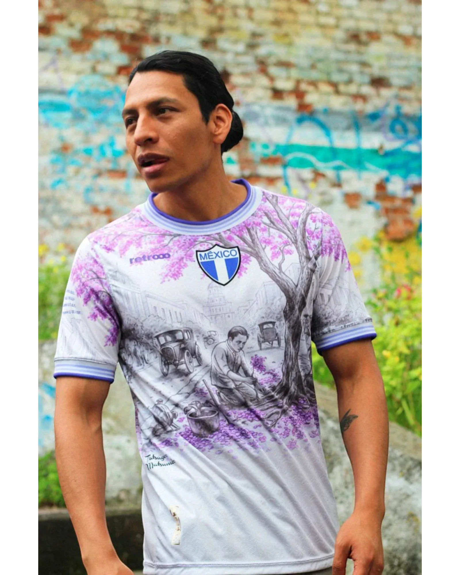 Retroooclothes Jersey Jersey México Jacaranda - Edición Tatsugoro Matsumoto | Historia que Florece