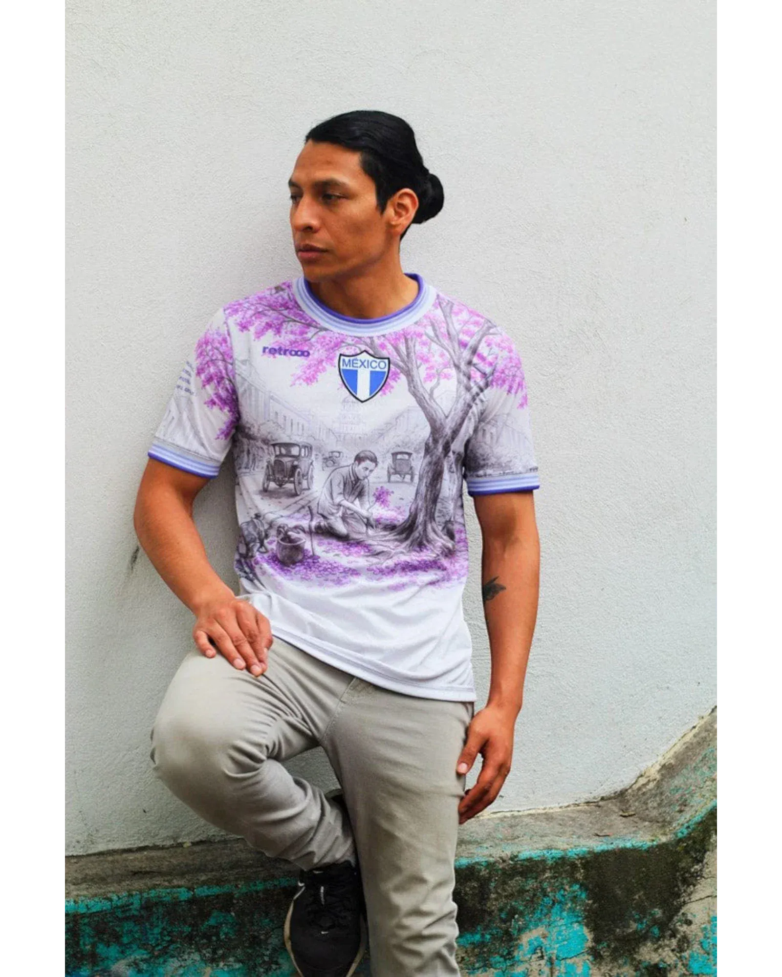 Retroooclothes Jersey Jersey México Jacaranda - Edición Tatsugoro Matsumoto | Historia que Florece