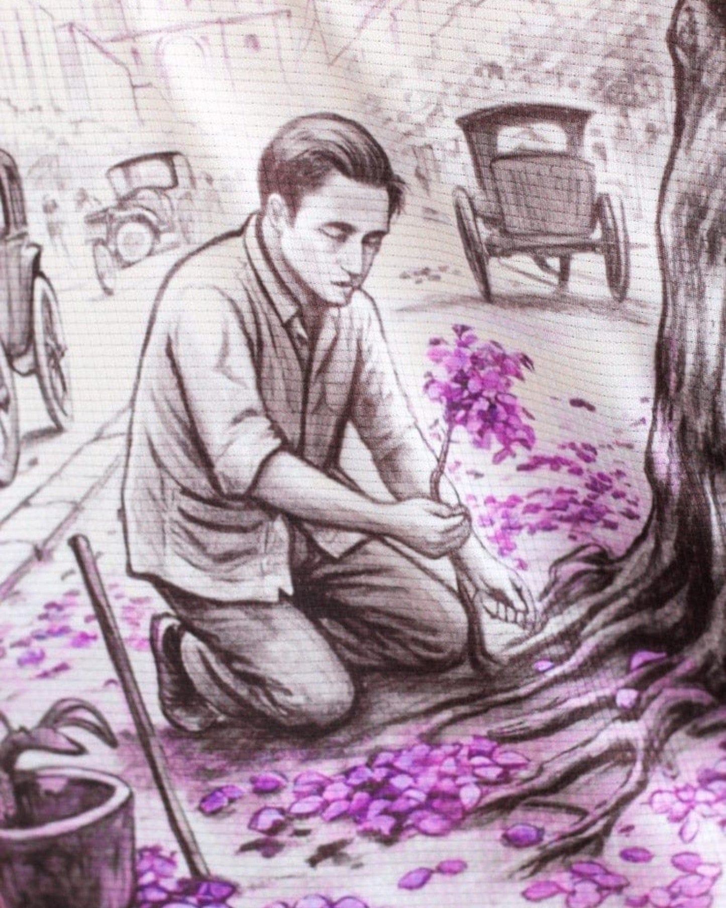 Retroooclothes Jersey Jersey México Jacaranda - Edición Tatsugoro Matsumoto | Historia que Florece