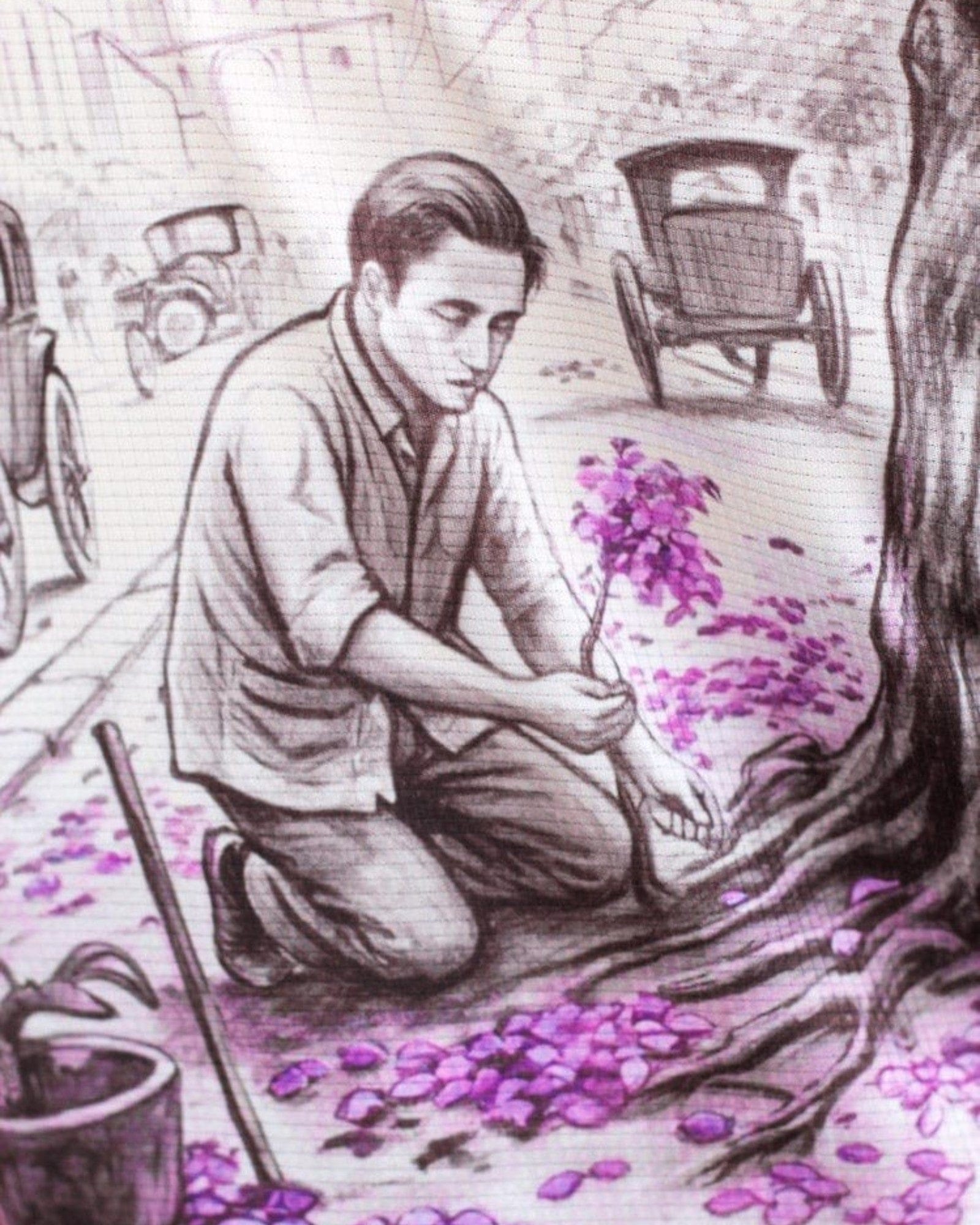 Retroooclothes Jersey Jersey México Jacaranda - Edición Tatsugoro Matsumoto | Historia que Florece