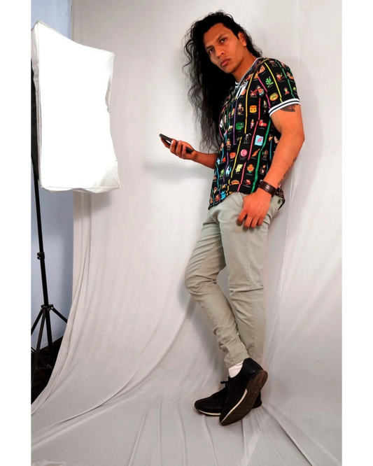 Retroooclothes Jersey Jersey México Lotería Contemporánea - Edición Víctor Hugo Rosas