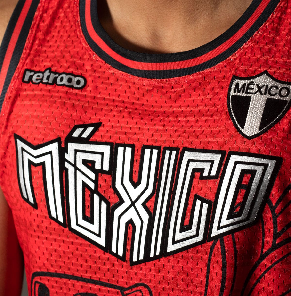 Retroooclothes Jersey Jersey Quetzalcoatl México - Edición Patria Ancestral | Basketball Nacional