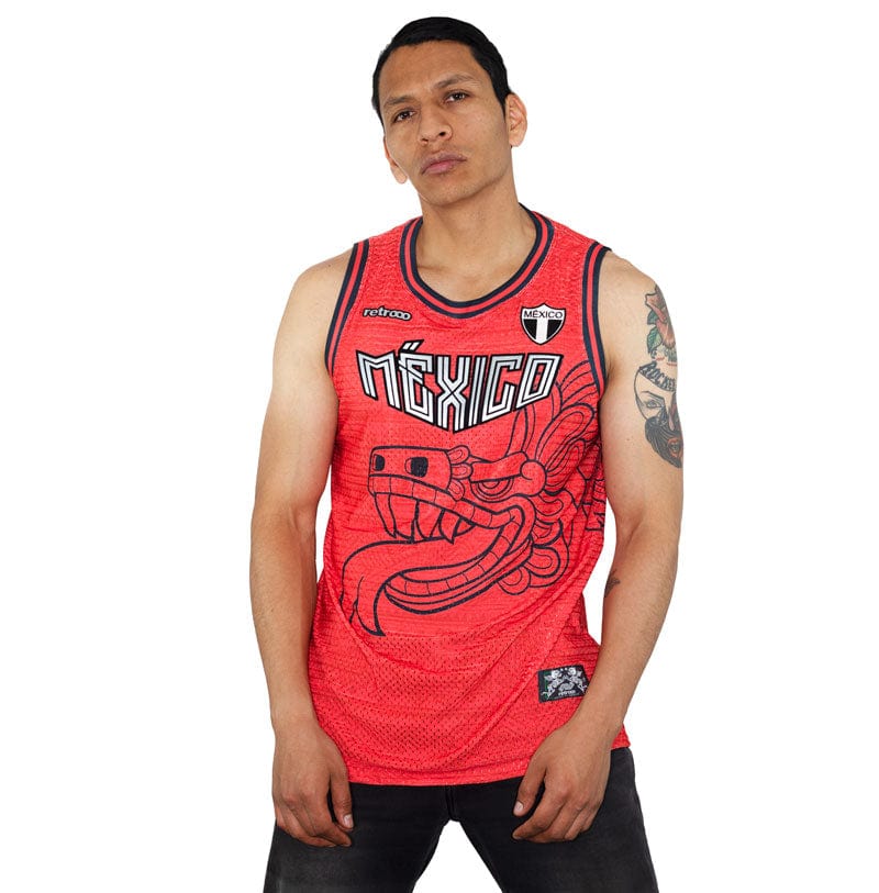 Retroooclothes Jersey Jersey Quetzalcoatl México - Edición Patria Ancestral | Basketball Nacional