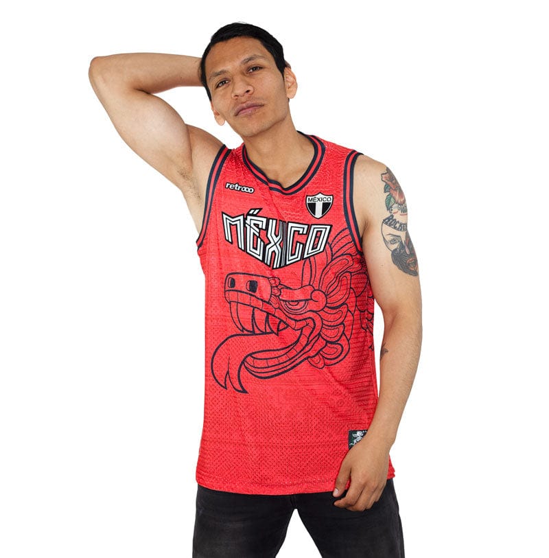 Retroooclothes Jersey Jersey Quetzalcoatl México - Edición Patria Ancestral | Basketball Nacional