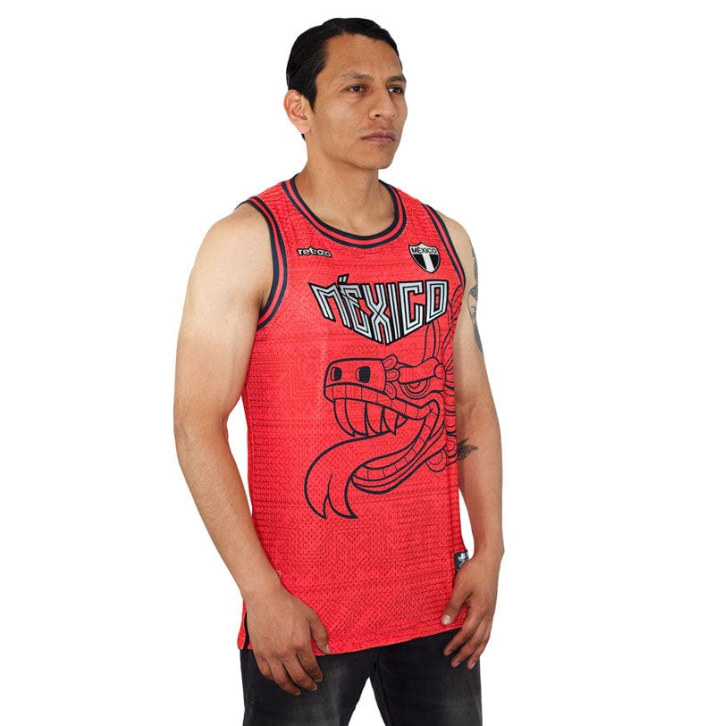 Retroooclothes Jersey Jersey Quetzalcoatl México - Edición Patria Ancestral | Basketball Nacional