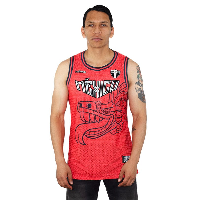 Retroooclothes Jersey Jersey Quetzalcoatl México - Edición Patria Ancestral | Basketball Nacional