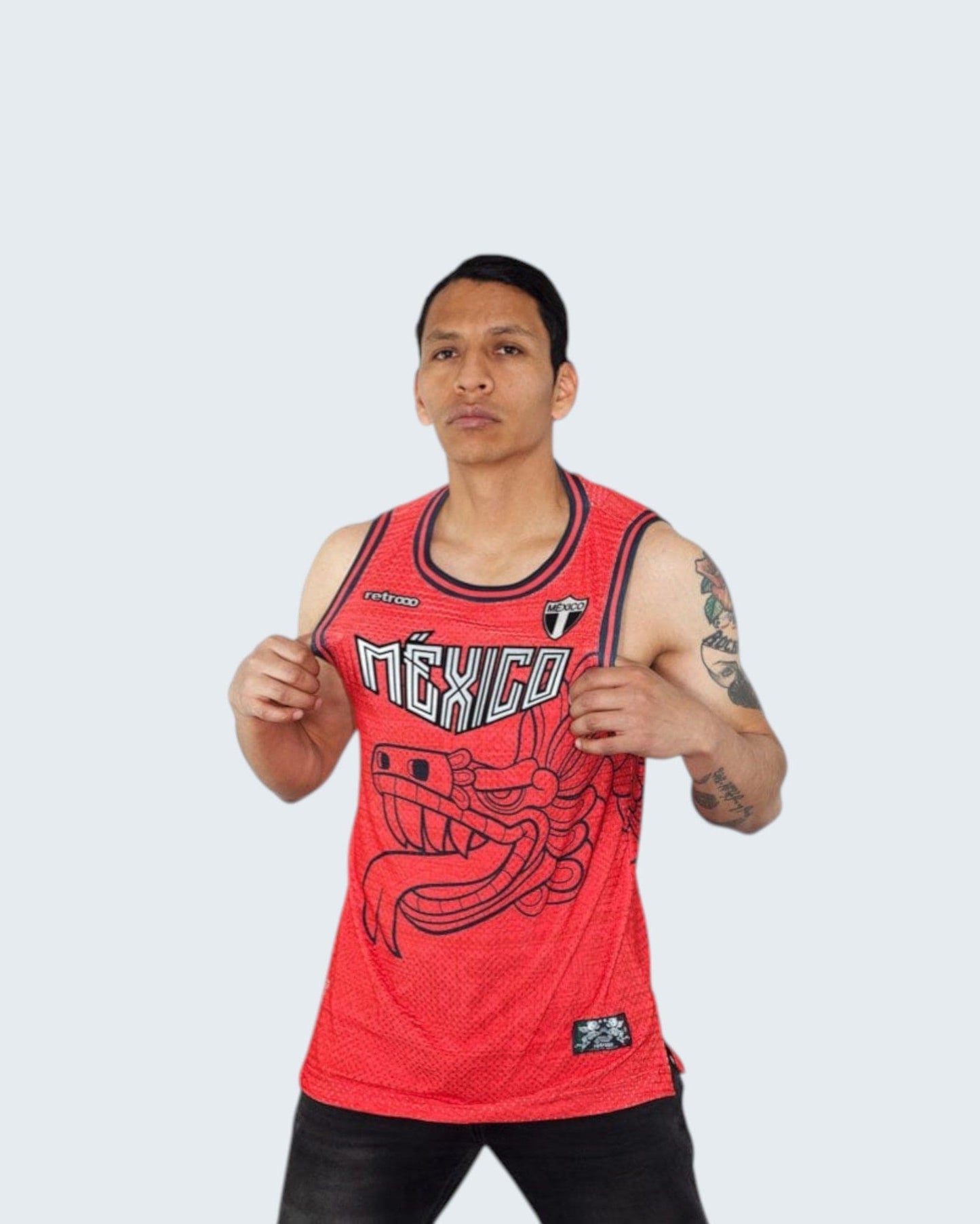 Retroooclothes Jersey Jersey Quetzalcoatl México - Edición Patria Ancestral | Basketball Nacional