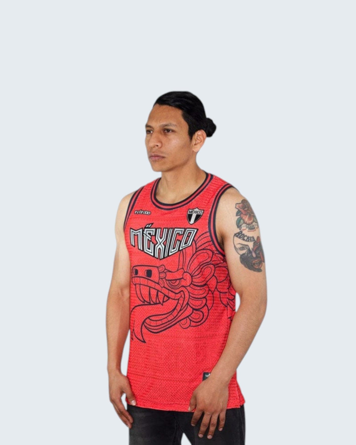 Retroooclothes Jersey Jersey Quetzalcoatl México - Edición Patria Ancestral | Basketball Nacional